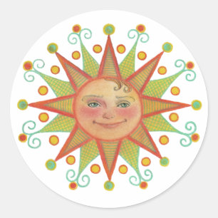 Sunshine Stickers Runt Klistermärke