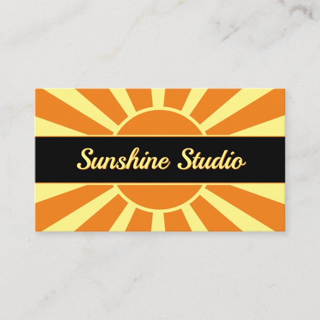 Sunshine Studio Visitkort (Framsida)