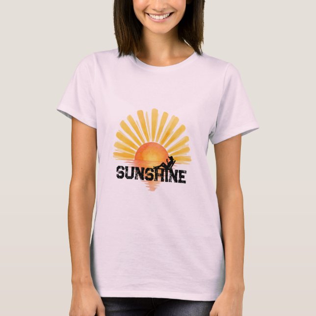 SUNSHINE SUMMER DESIGN T SHIRT (Framsida)