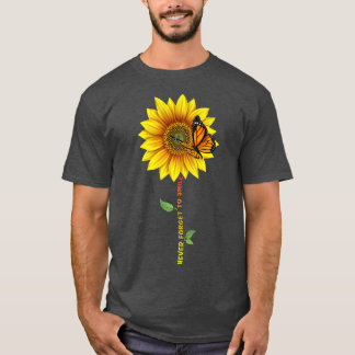 Sunshine Sunwers Fjärilar glömmer aldrig Smi T Shirt