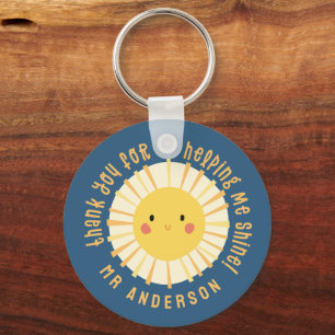 Sunshine, tack för din moderna elegant nyckelring