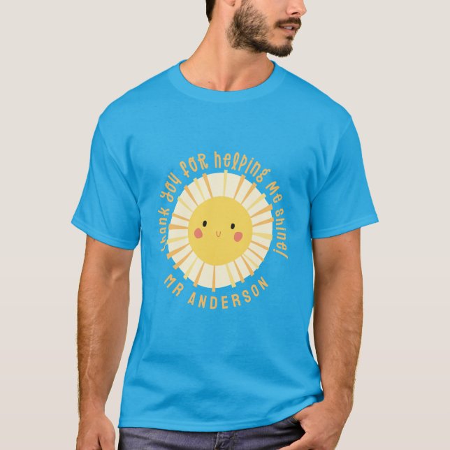 Sunshine, tack för din moderna elegant t shirt (Framsida)
