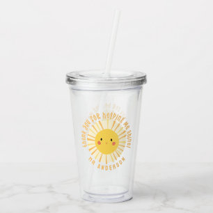 Sunshine, tack för din moderna elegant take away mugg