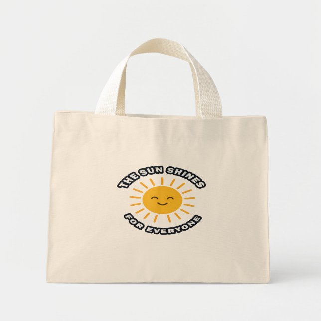 Sunshine Tote Bag Mini Tygkasse (Framsidan)
