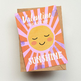 Sunshine Valentine Julkort