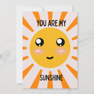Sunshine Valentine Julkort