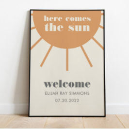Sunshine Vintages lilla Ray Välkommen Poster