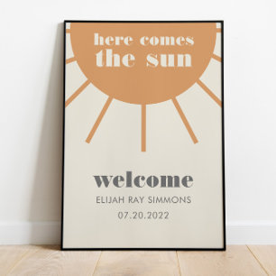 Sunshine Vintages lilla Ray Välkommen Poster
