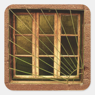 Sunshine Window (Portugal) Fyrkantigt Klistermärke