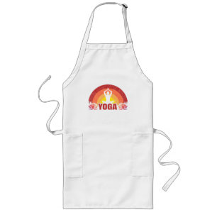 Sunshine Yoga Yogi Lotus Flower Långt Förkläde