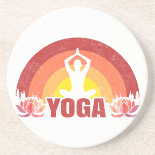 Sunshine Yoga Yogi Lotus Flower Underlägg