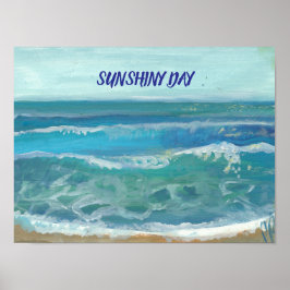 SUNSHINY DAY POSTER AV ARTIST PAULA REILLY.