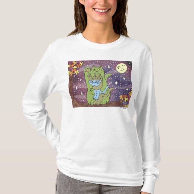 Sunt, förmöget & klokt på en höstnatt t-shirt (Framsida)