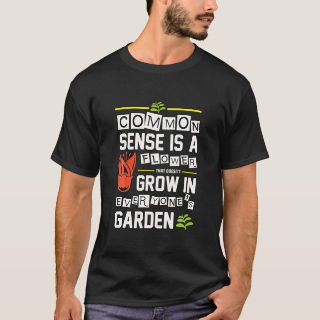 Sunt förnuft är.. t shirt (Framsida)