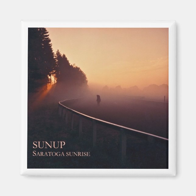 Sunup's Saratoga Sunrise Cover Magnet (Framsidan)