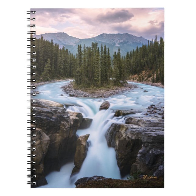 Sunwapta Falls | Jasper nationalpark Anteckningsbok (Framsidan)