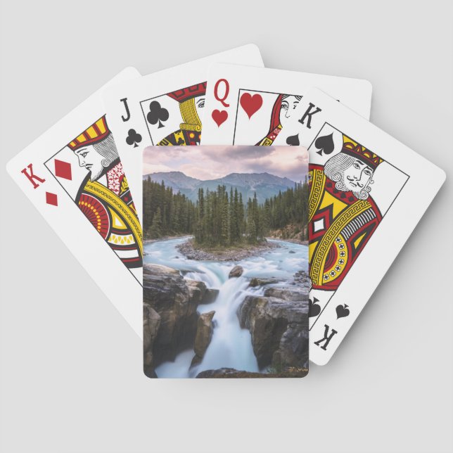 Sunwapta Falls | Jasper nationalpark Casinokort (Baksidan)