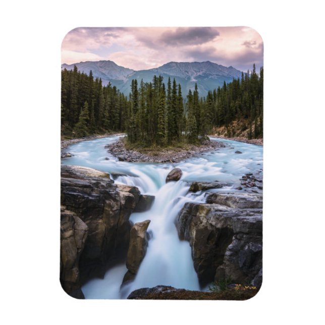 Sunwapta Falls | Jasper nationalpark Magnet (Vertikal)