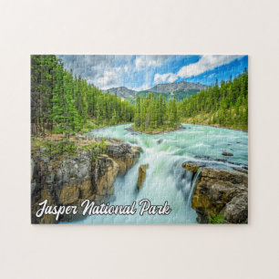Sunwapta Falls, Jasper nationalpark Pussel
