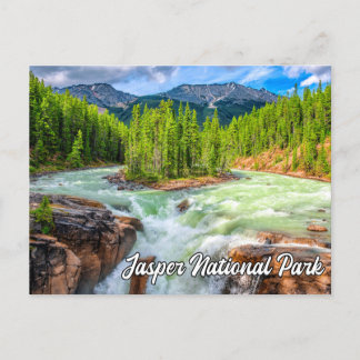 Sunwapta Falls, Jasper nationalpark Vykort