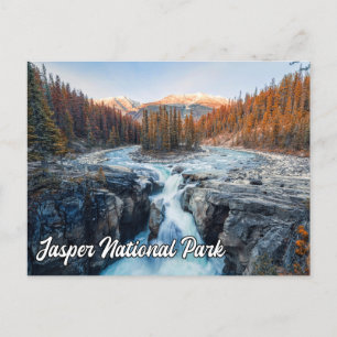 Sunwapta Falls, Jasper nationalpark Vykort