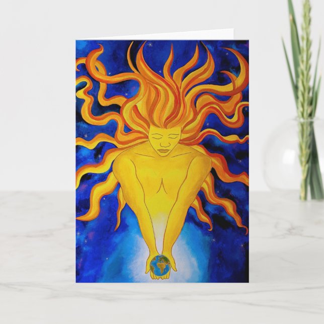 Sunworld hälsningkort kort (Framsida)