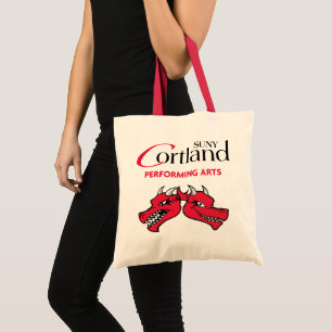 SUNY Cortland Comedy/Tragedy Budget Tote Bag Tygkasse