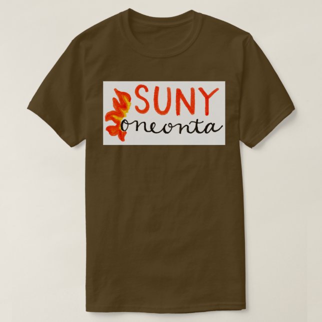 SUNY Oneonta T Shirt (Design framsida)