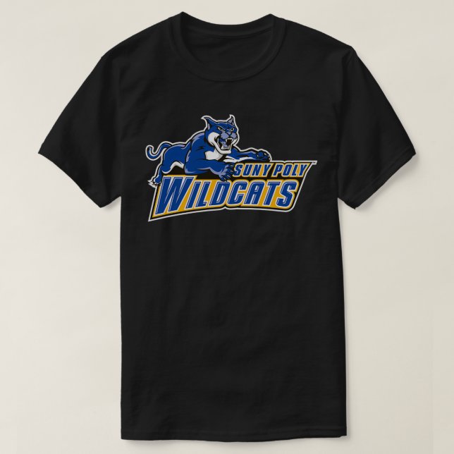 SUNY Polytechnical Institute vild katt T Shirt (Design framsida)