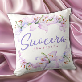 Suocera Lilies - Personlig Svärmor Kudde