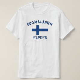 suomalainen finlandssvensk pride för ylpeys t-shirt