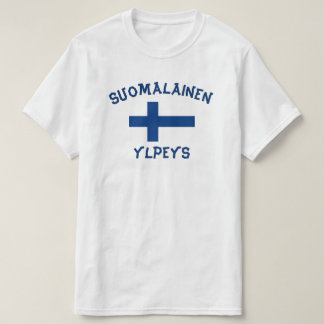 suomalainen finlandssvensk pride för ylpeys t-shirt