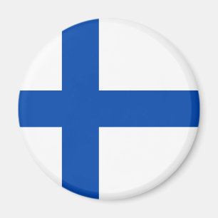 Suomen Lippu - flagga av Finland Magnet