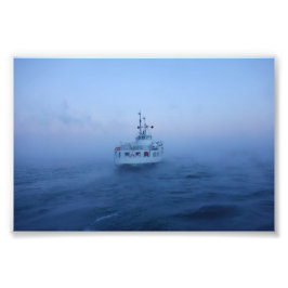 Suomenlinna-färjan i Helsingfors, Finlands fototry Fototryck