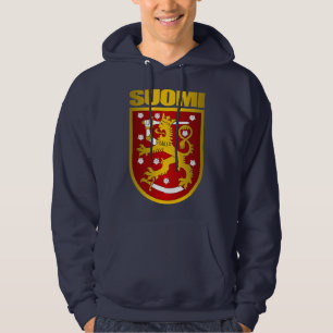 Suomi dräkt tröja med luva