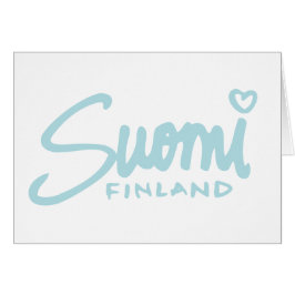 Suomi Finland 5 Hälsningskort