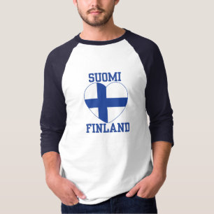 SUOMI FINLAND anpassningsbar shirt T