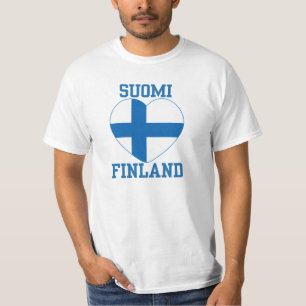 SUOMI FINLAND anpassningsbar shirt - välj stil Tee Shirt