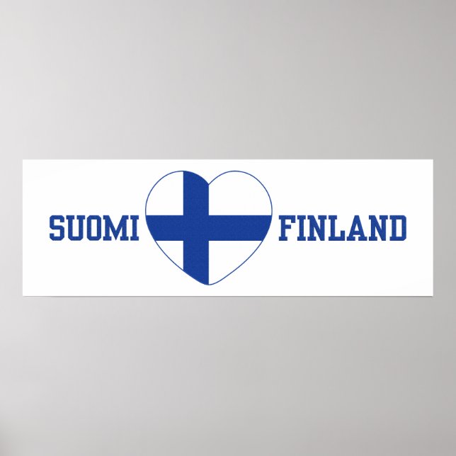 SUOMI FINLAND-anpassningsbarna poster (Framsidan)