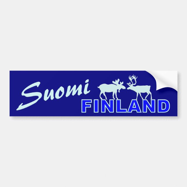 Suomi Finland bildekal (Framsidan)