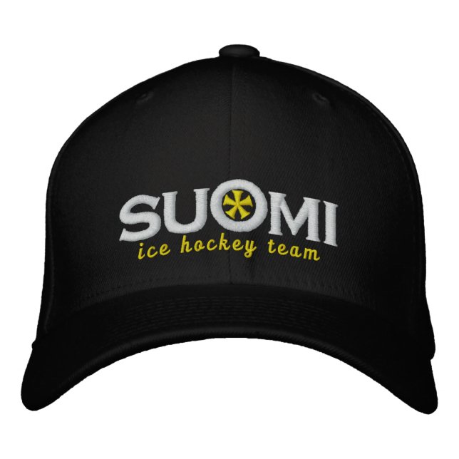 Suomi Finland Broderad Keps (Framsida)