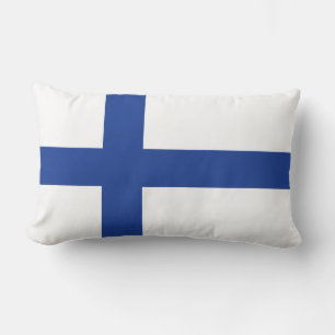 SUOMI FINLAND flagga Lumbarkudde