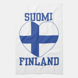 SUOMI FINLAND kökshanddukar