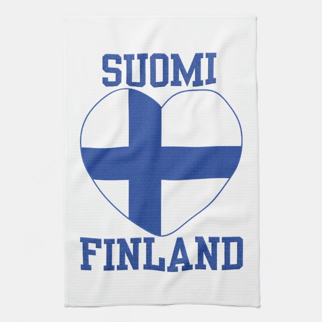 SUOMI FINLAND kökshanddukar (Vertikal)