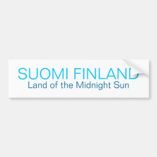 SUOMI FINLAND, land av den rikliga Stien för Bildekal