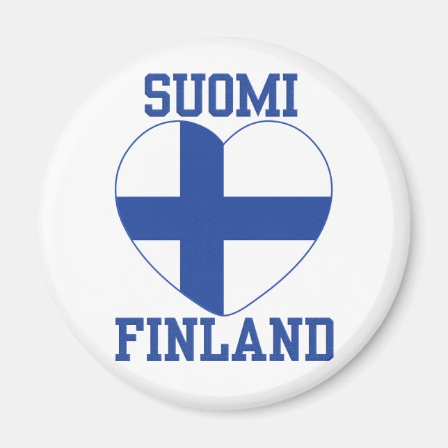 SUOMI FINLAND magnet (Framsidan)
