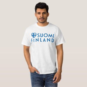 Suomi Finland med kärlek T Shirt