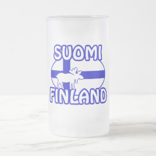 Suomi Finland mugg - välj stil & färg