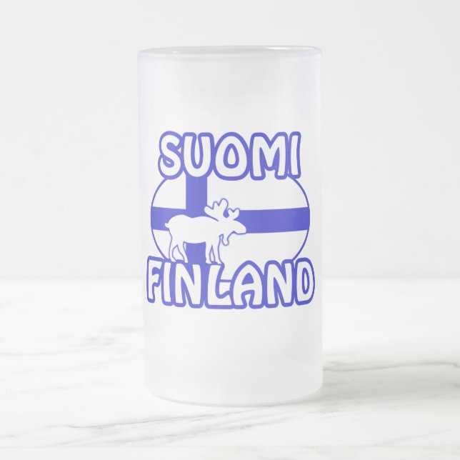 Suomi Finland mugg - välj stil & färg (Center)