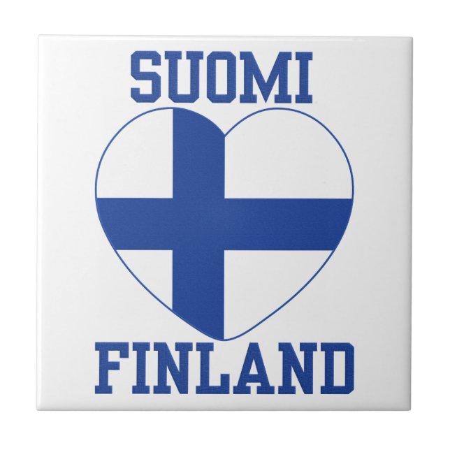 SUOMI FINLAND-panel Kakelplatta (Framsidan)